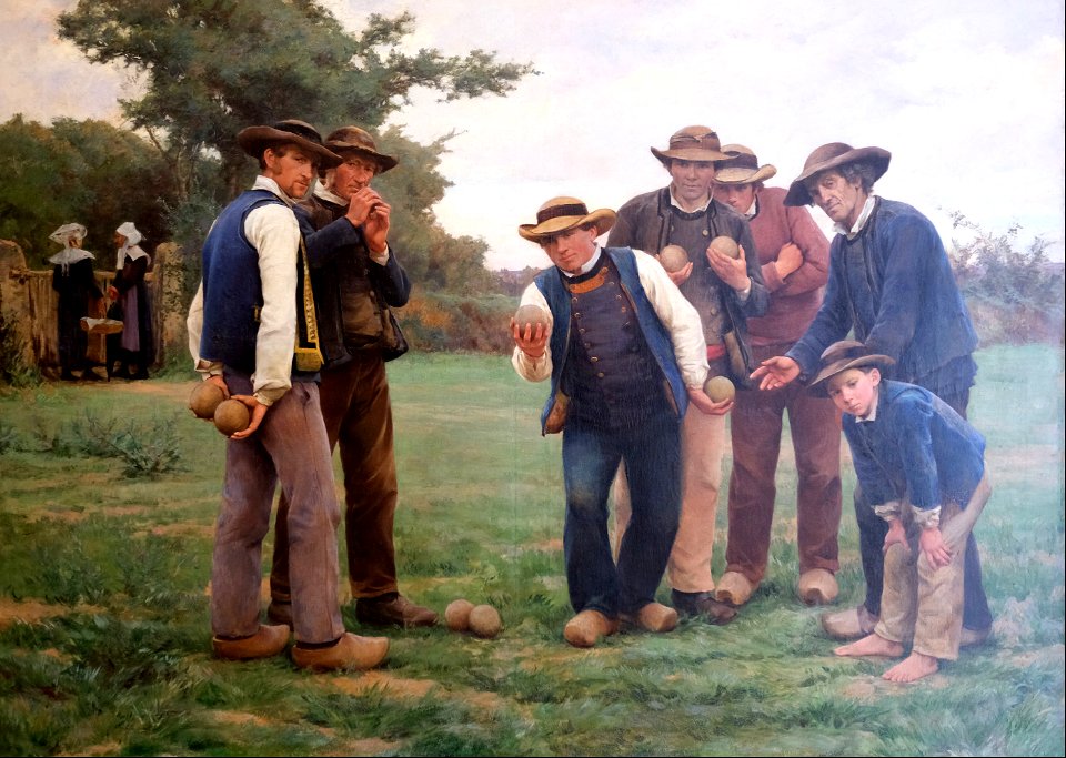 les joueurs de boules