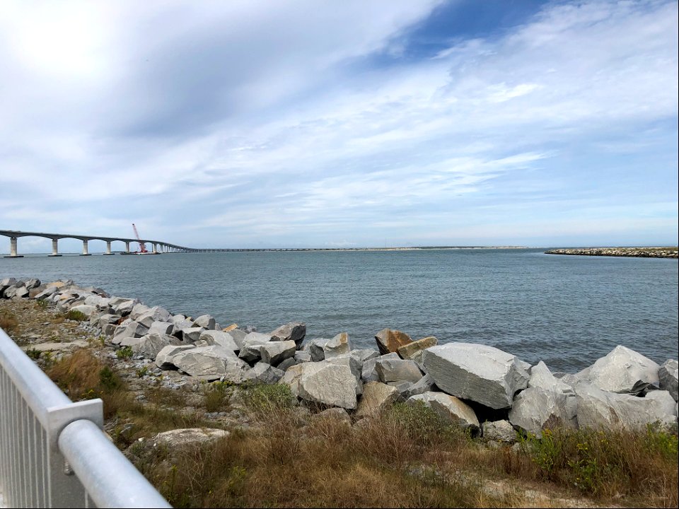 View from the Bonner Bridge Pier