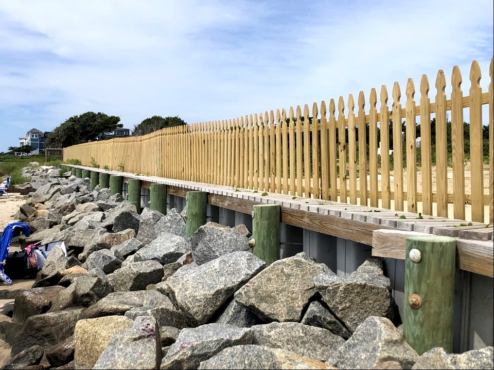 New fence at Salvo Community Cemetery