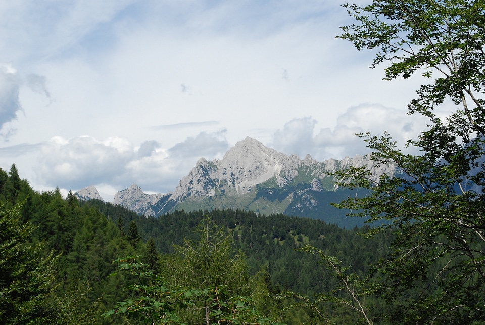 Top of the Mauria Pass, Dolomiti, Italy