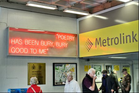 Bury Interchange terminus of Manchester Metrolink photo