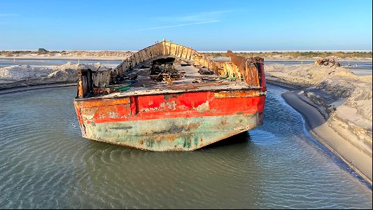 Ocean Pursuit removal progress 11-08-2021