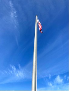 Ocracoke Campground flag