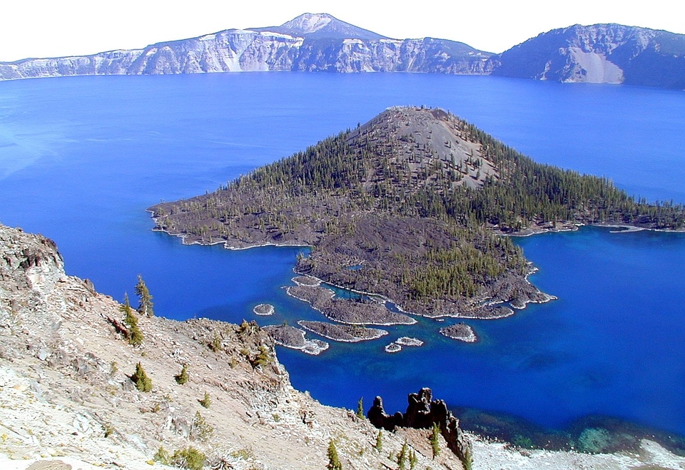 Wizard Island in Summer