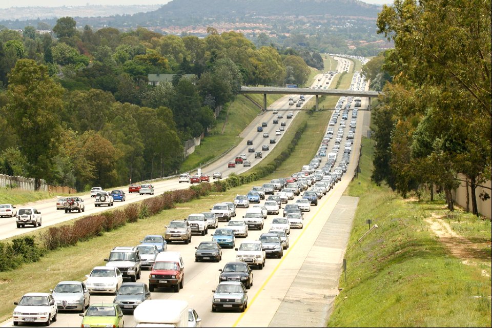 Johannesburg - 94.7 Cycle Race - the highway