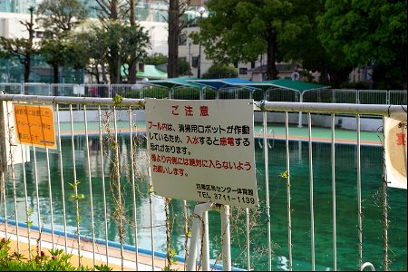 Pool's warning photo