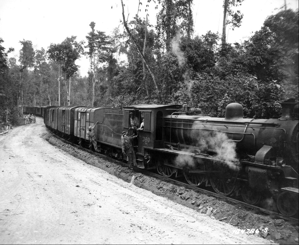 SC 184786 - Operation of the vital Bangal and Assam railroad in India has been taken over by the U.S. Army.
