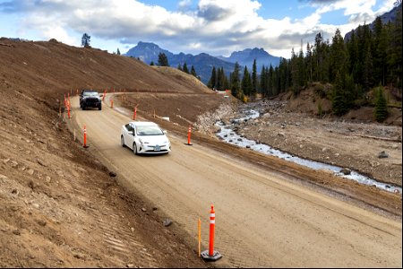 Northeast Entrance Road Improvement Reopening day October 15, 2022: section 3 progress (4) photo