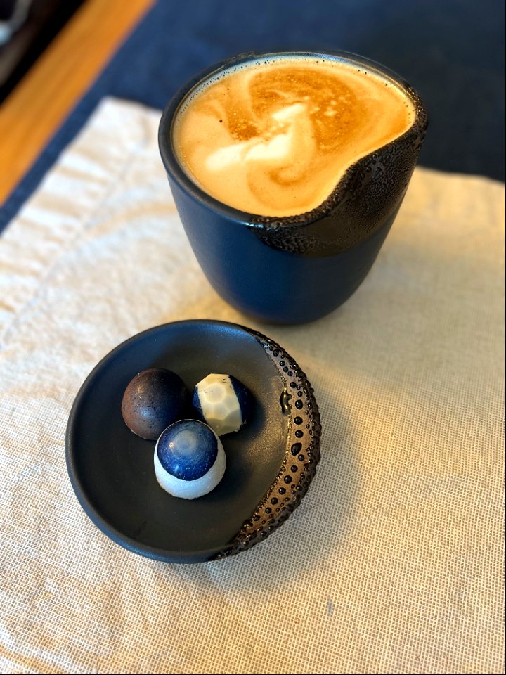 Blue Chocolates on Erin Hupp Ceramics