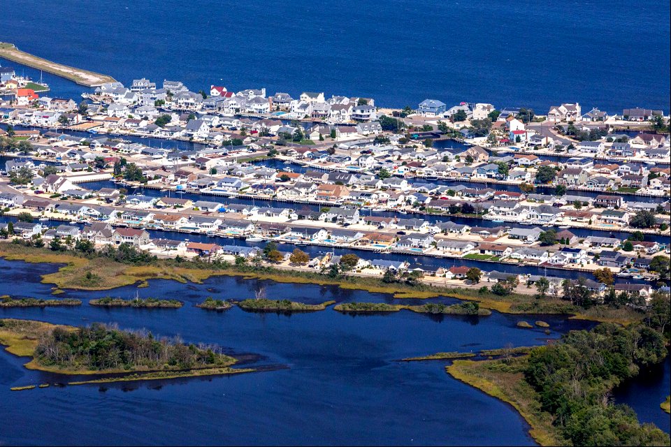 Aerial view of Manahawkin, New Jersey