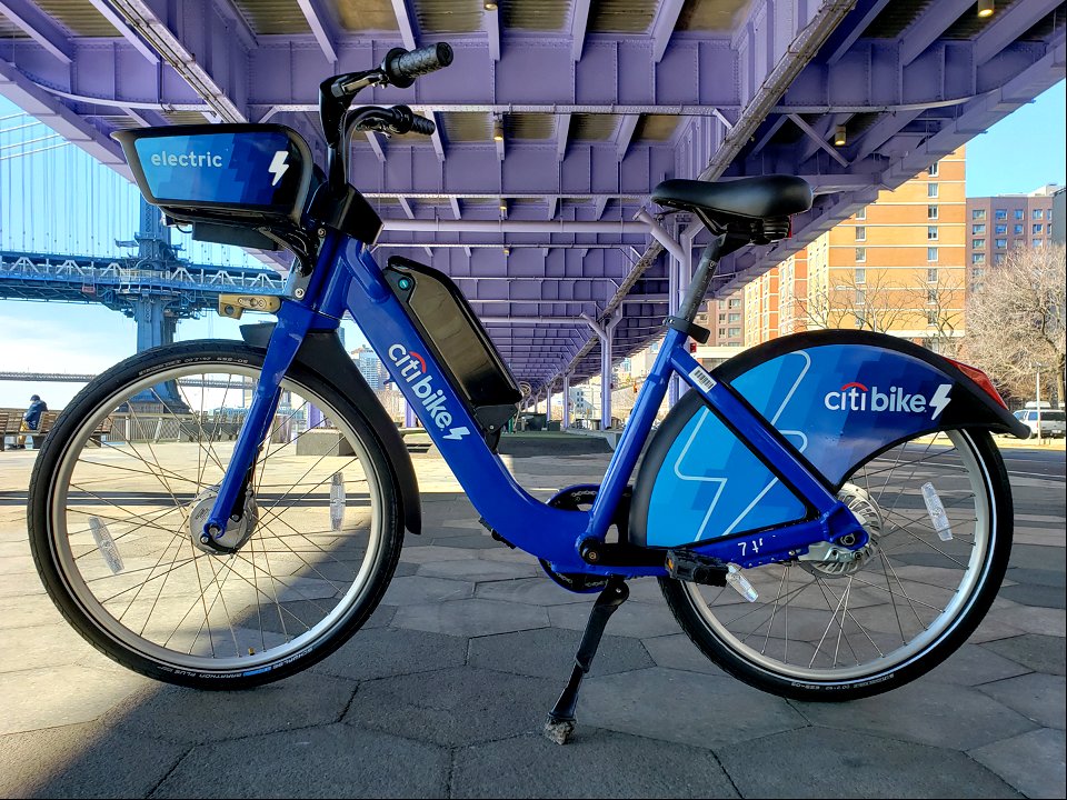 Citi Bike ebike with rear motor