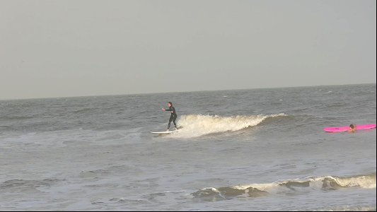 Blu and Whi long board-P1870016
