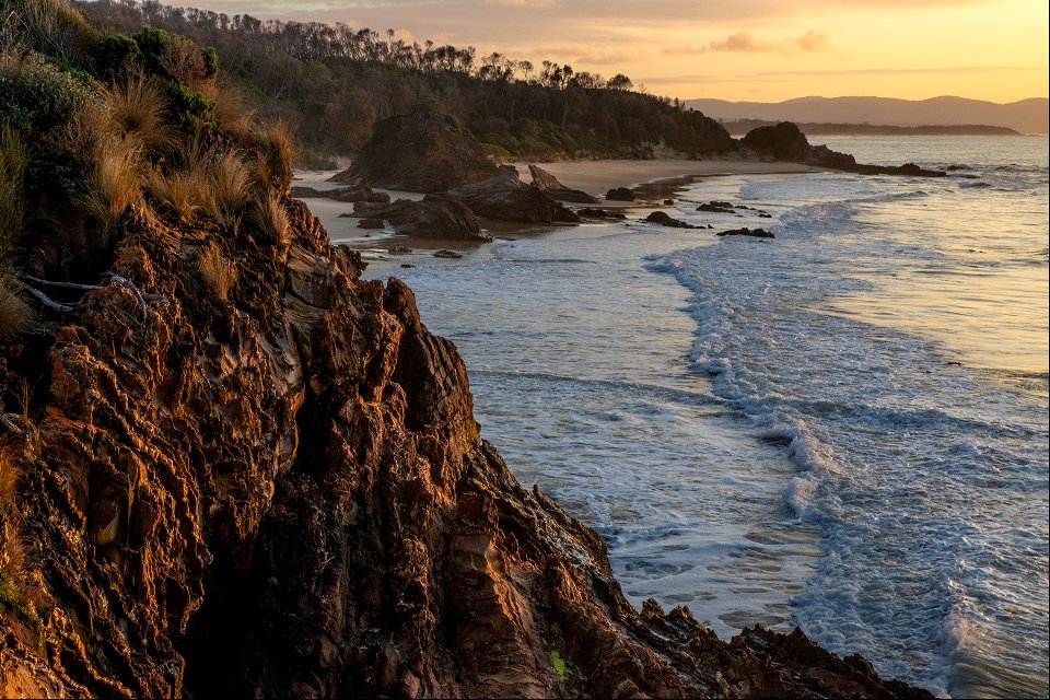 Shoreline at first light