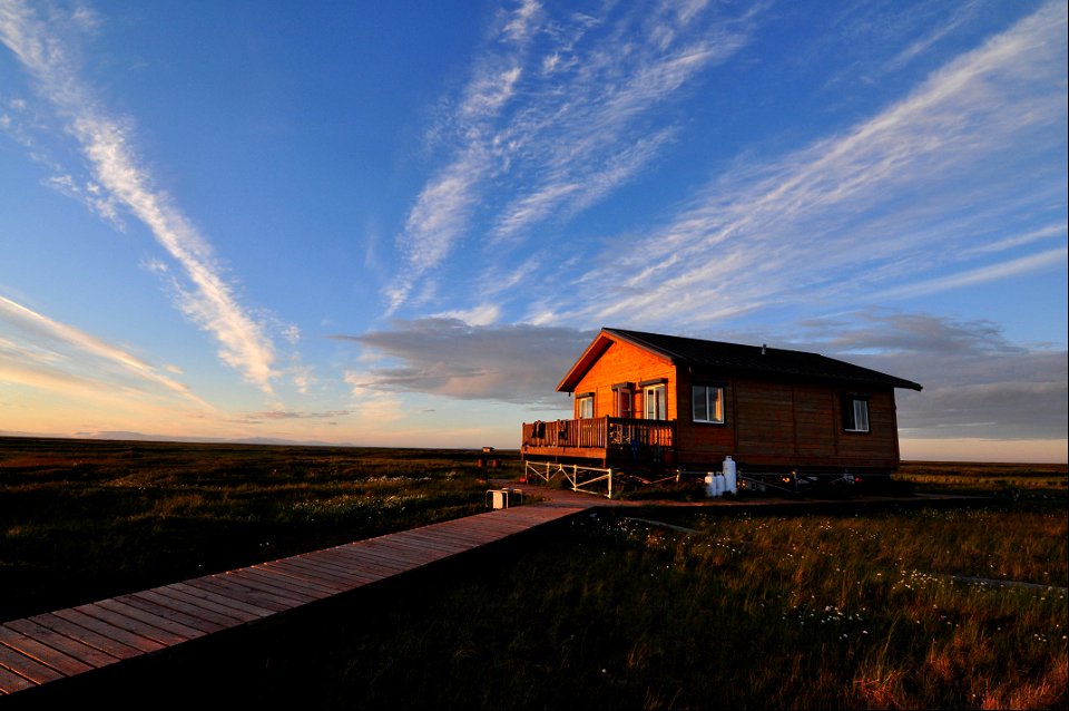 Old Chevak Cabin part of Yukon Delta NWR