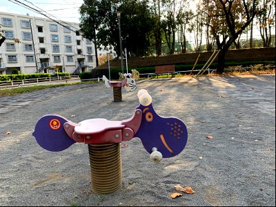 Playground in Shimosato, Higashikurume-shi in November