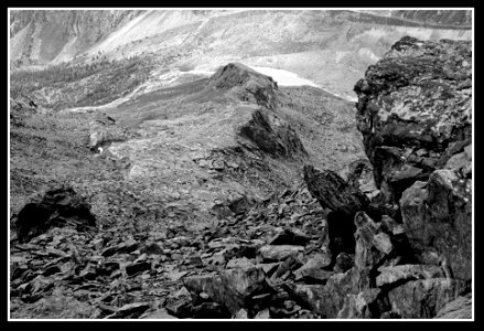 View from HochLicht top (Monte Rosa zone) photo