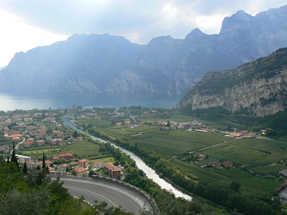 Small town in the middle of the mountains