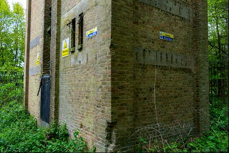 World War II Bofors Anti-aircraft gun tower, Pickett-Hamilton fort and pillbox: part of the airfield defences of RAF West Malling fighter station
