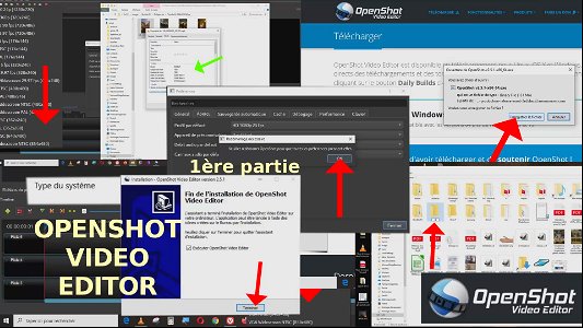 Tuto OpenShot video Editor (1ère partie) Télécharger, installer, préparer son projet photo
