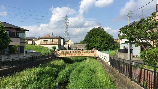 Ochiai River in Minamisawa, Higashikurume-shi