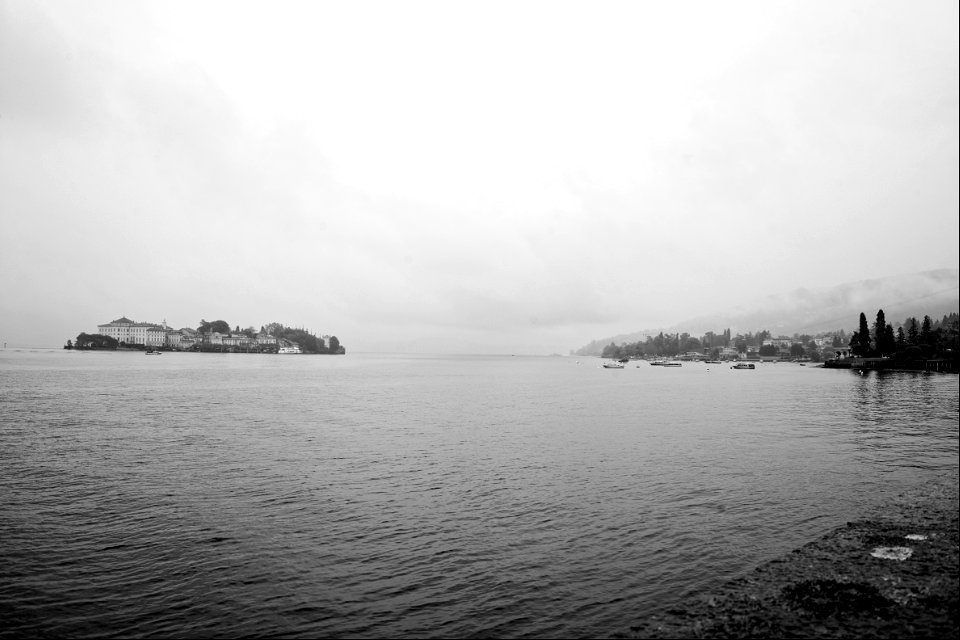 Coast and Isola Bella from Baveno (Lago Maggiore)