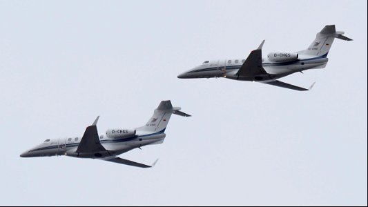 Embraer 505 Phenom 300 D-CHGS Fly Home from Leipzig (3000 ft.)