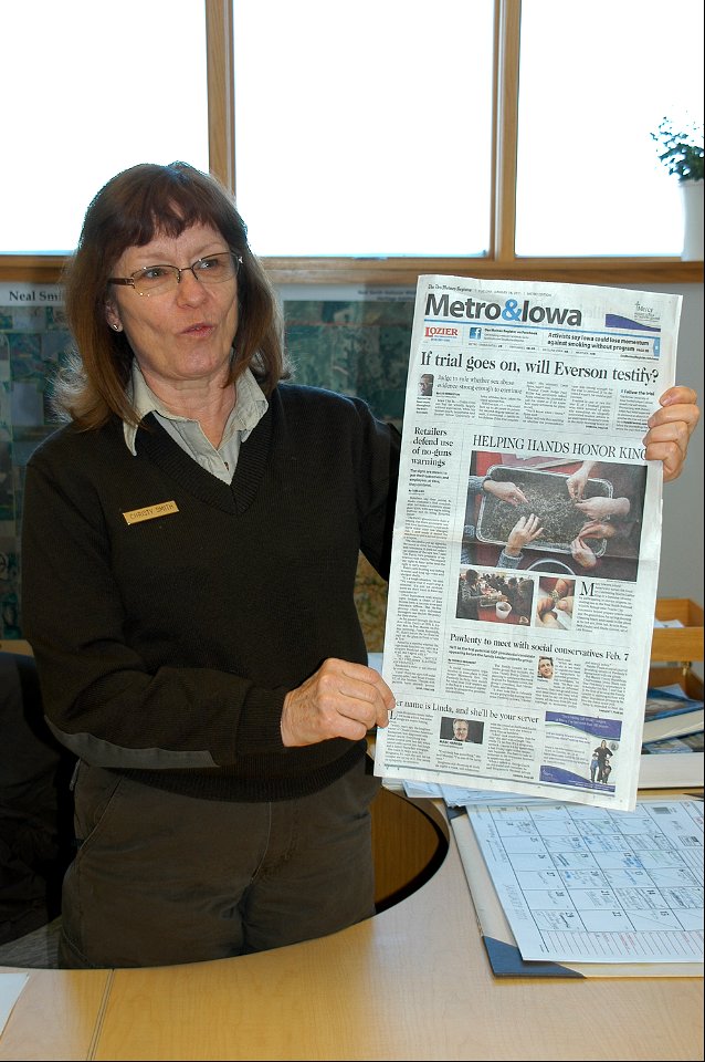 Refuge Manager Christy Smith proud of volunteeer seed work