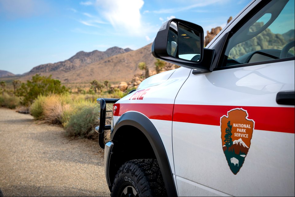NPS wildland fire vehicle