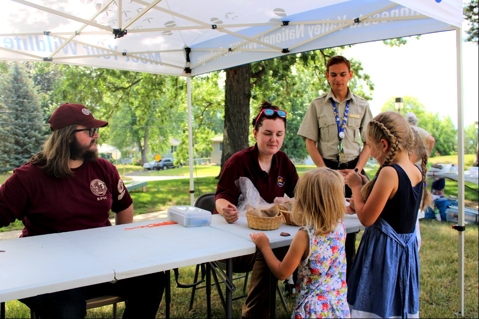 Making seed balls at Pollinator Palooza