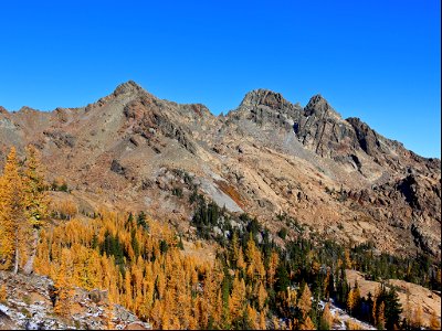 Ingalls Pass at North Cascades in WA photo