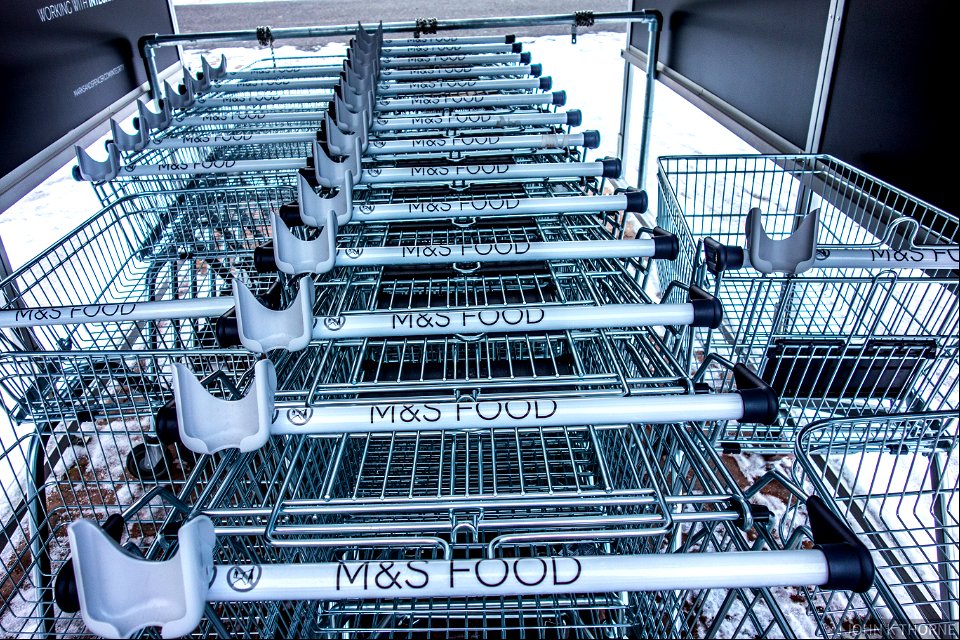 They took me food shopping!