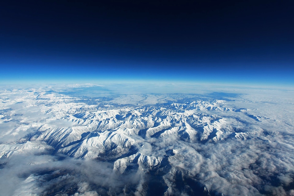 Beautiful landscape at the Pyrenees, Spain.