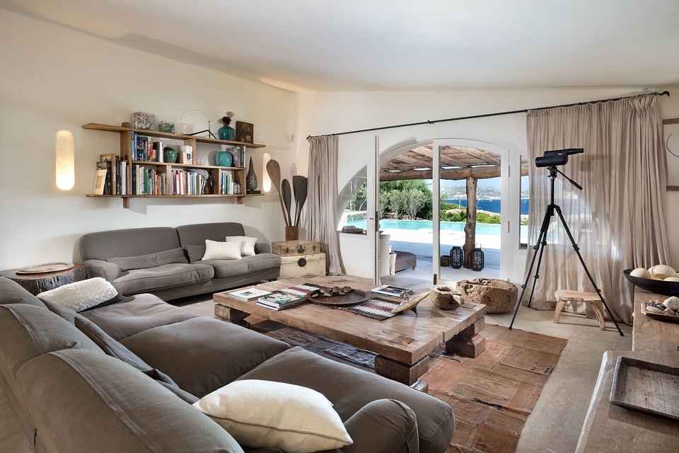 White room with sofa