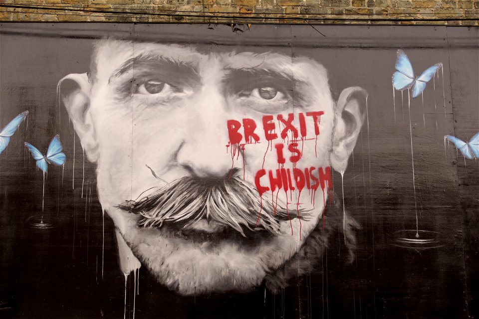 And so is defacing posters!