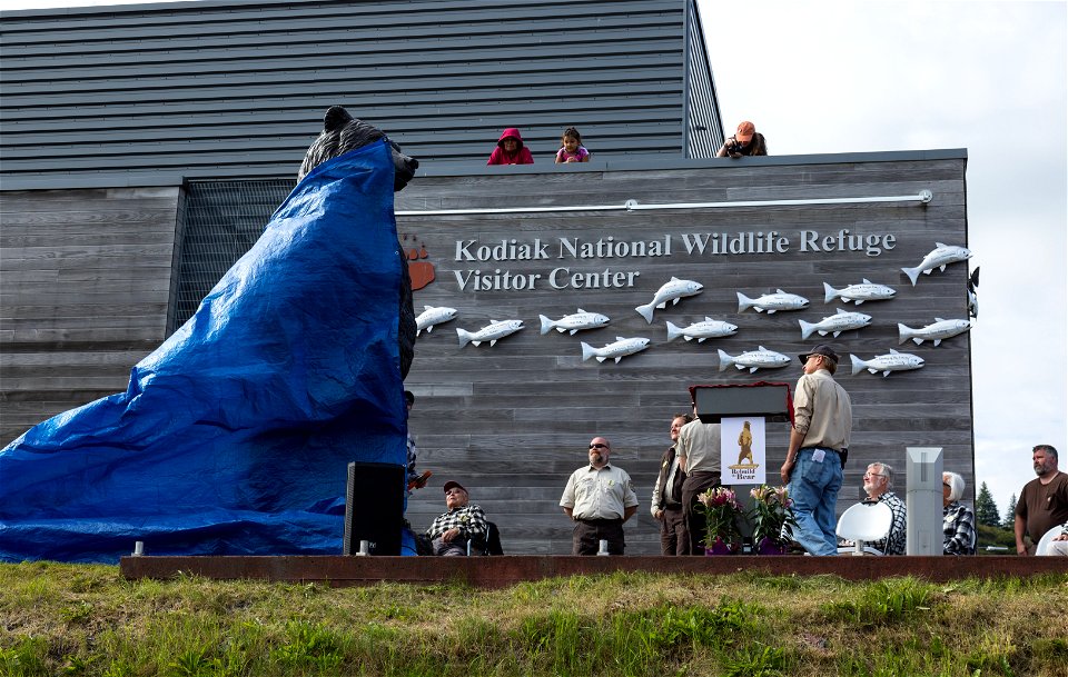 Kodiak Bear Sculpture Ceremony