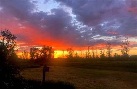 A Fiery Sky