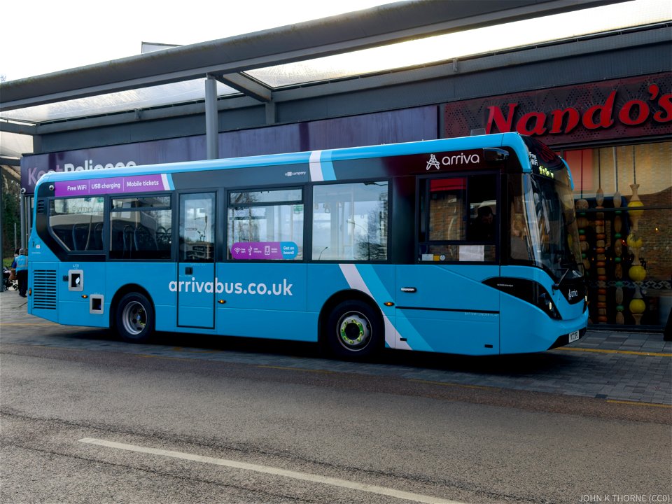 YX72OFL 4131 Mirrorless Bus. Including drivers cab view.