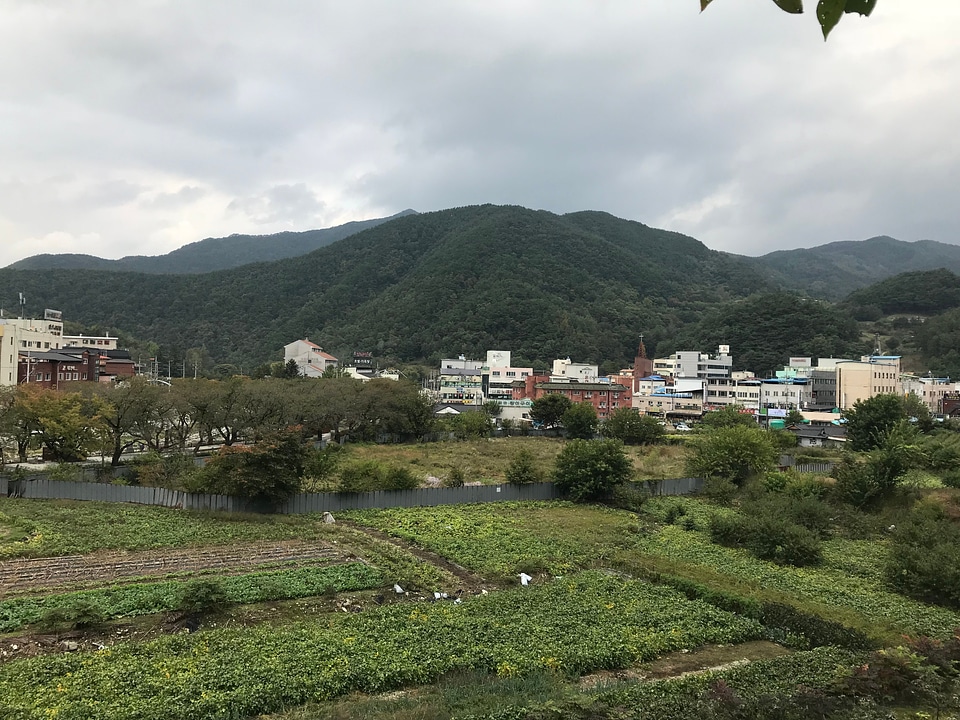 Suanbo hot spring village in North Chungcheong, South Korea