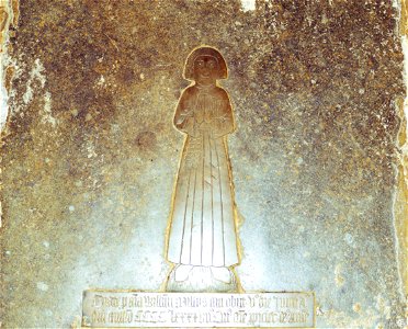 1497 brass to William Millys, from West Malling Church in Kent, England.