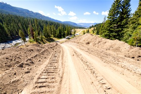 Northeast Entrance Road Improvements near Trout Lake Trailhead: August 23, 2022