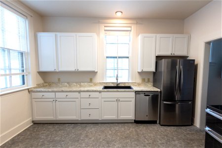 Housing improvement project goal 3 - Soap Suds Row housing (2): after kitchen
