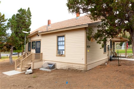 Housing Improvement Project Goal 3: Replacing the foundation on an historic Ft. Yellowstone building (after 1)