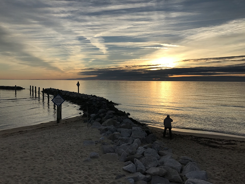 Sunrise North Beach Town in Maryland