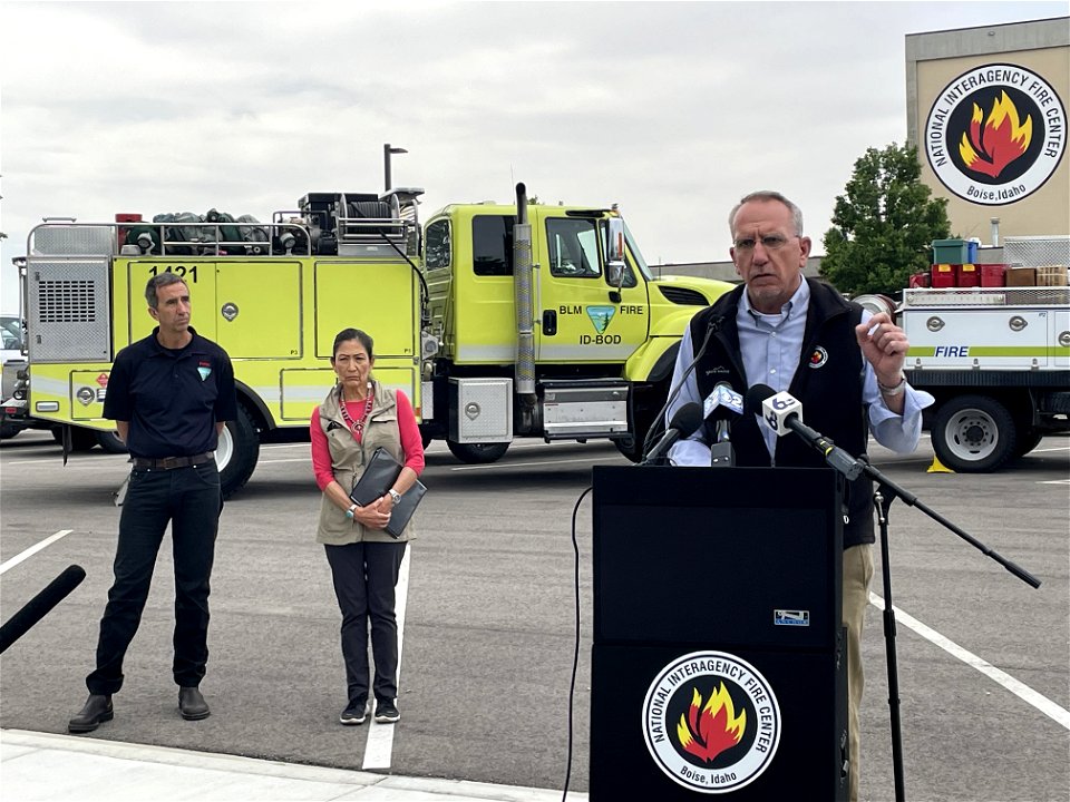 DOI Sec Haaland visiting NIFC 2022