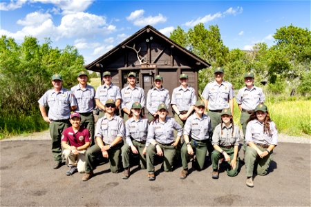 Yellowstone Youth Conservation Corps staff 2022