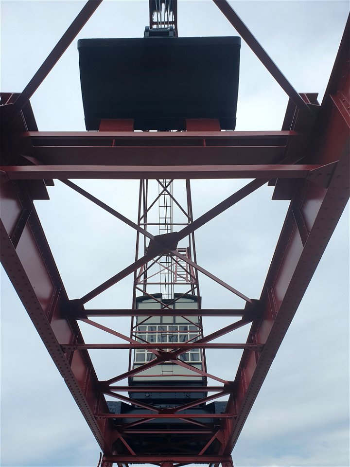 De kraanbaan bij de Cacaofabriek, Helmond