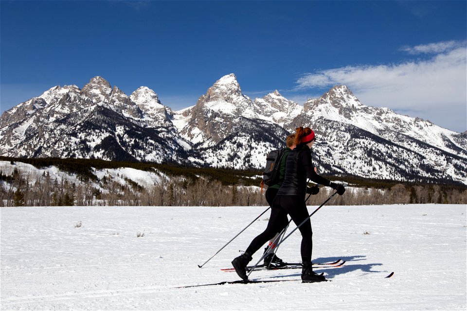 Cross-country skiing on the TPR