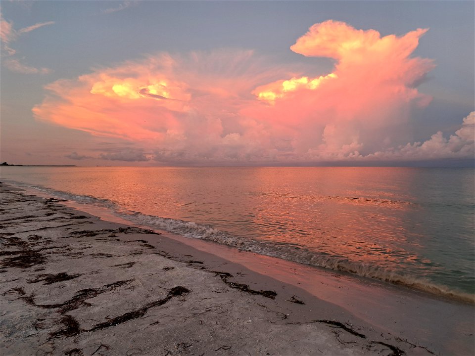 Clouds on St Pete Beach Florida