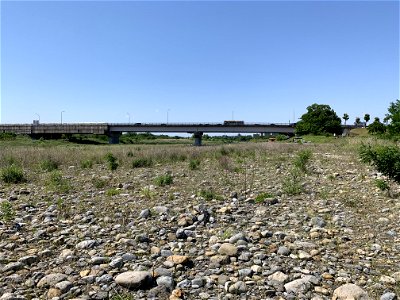 Tama River in Ogawa, Akiruno-shi