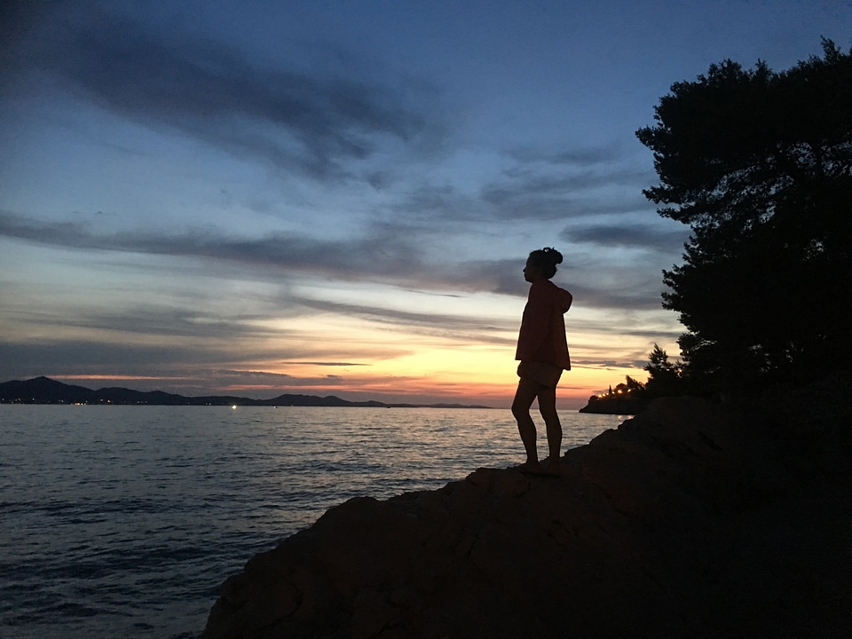 Sunset in Zadar Croatia